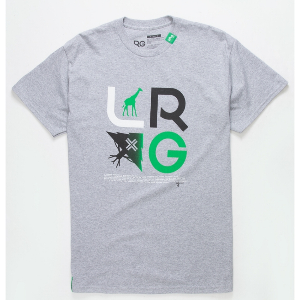 LRG Slogan Stacked Icon Mens Tee